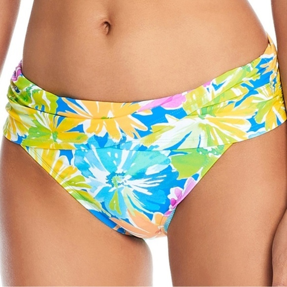 Bleu Rod Beattie  NWT 2PC Twist-Front Bikini Top + Bottoms set  6 8 S‎ M - Picture 3 of 14